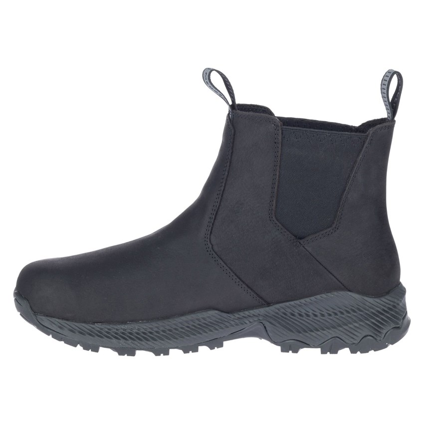 Bottes Merrell Forestbound Chelsea Waterproof Noir Homme | W.X.HJSB